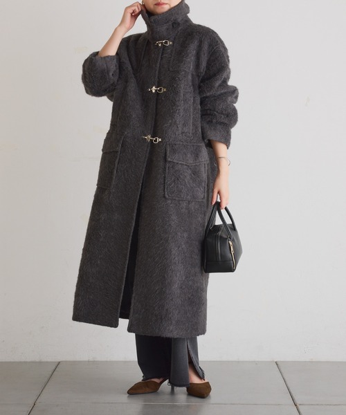 COLLAGE GALLARDAGALANTE ダッフルコート コート シャギー