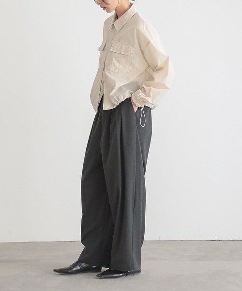 「for/c」 ナイロンブルゾン LL ブラック レディース_画像4