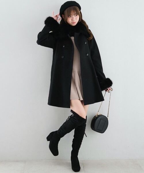 MAJESTIC LEGON（マジェスティックレゴン） ブーツ 2WAYファーニーハイ