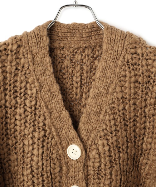 ADAM ET ROPE'（アダムエロペ） カーディガン 「WEB限定」ローゲージ