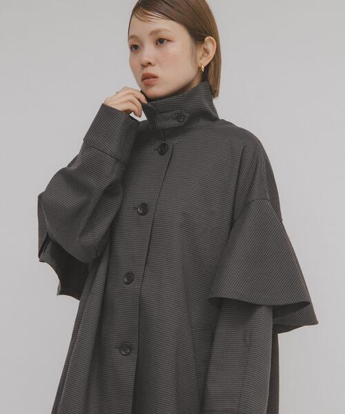 KBF（ケービーエフ） コート アウター フリルディティールフレア