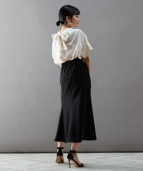 「TIARA」 半袖ブラウス FREE ホワイト レディース_画像6