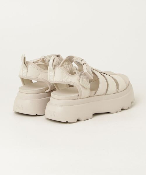 UGG 厚底 サンダル ベージュ UGG Australia（アグオーストラリア） 「UGG」 フラットサンダル 25.0