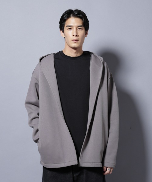 NANO universe（ナノ・ユニバース） パーカー ダンボール 着流し