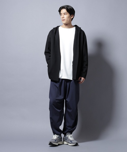 NANO universe（ナノ・ユニバース） パーカー ダンボール 着流し