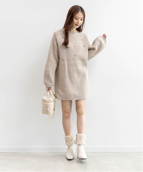 RANDA（ランダ） ブーツ 4WAYキルティングファーブーツ レディース