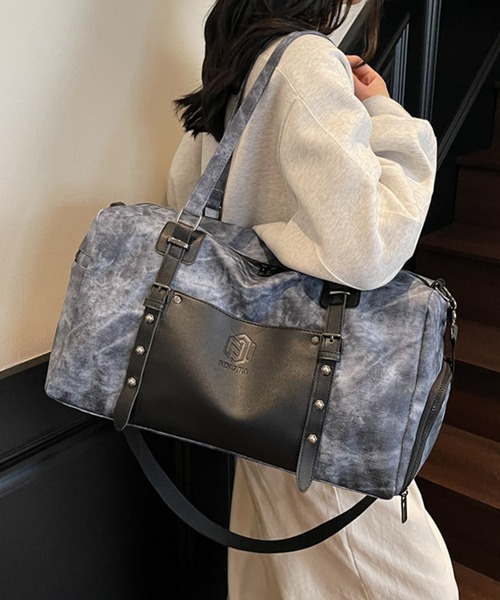 c.u.l ボストンバッグ タイダイ柄 染色 ボストンバッグ 旅行バッグ