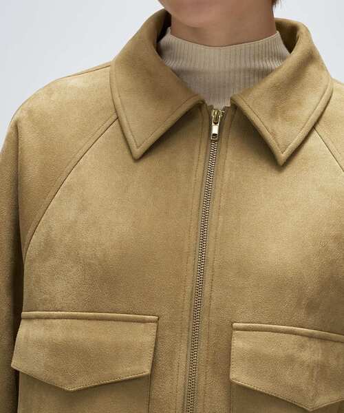 ステンカラーフォルムブルゾン cloenc（クロエンス） ブルゾン アウター 「セットアップ」ステン