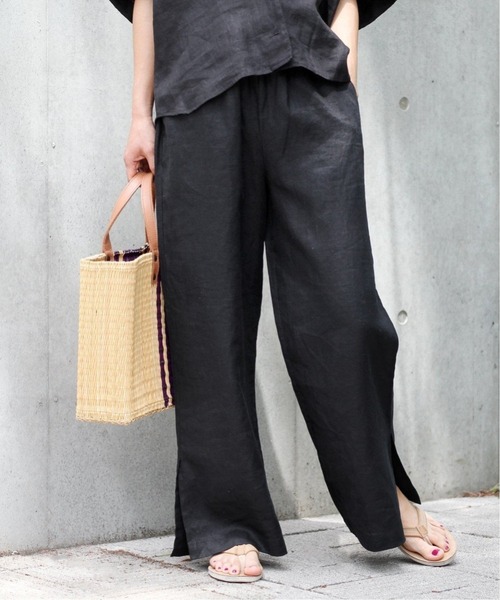 「JOURNAL STANDARD relume」 イージーパンツ 36 グリーン レディース_画像5