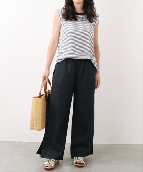 「JOURNAL STANDARD relume」 イージーパンツ 36 グリーン レディース_画像7