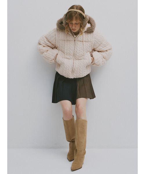 FURFUR（ファーファー） ダウンコート ダウンジャケット 4WAYニット