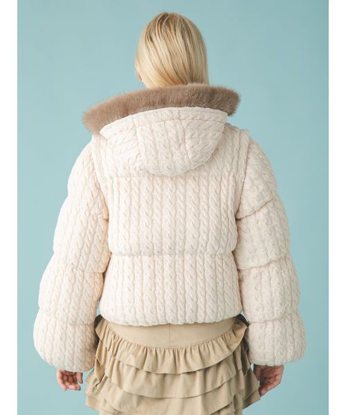 FURFUR（ファーファー） ダウンコート ダウンジャケット 4WAYニット