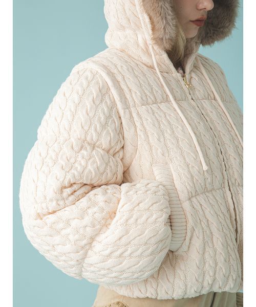 FURFUR（ファーファー） ダウンコート ダウンジャケット 4WAYニット