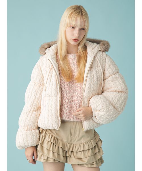 FURFUR（ファーファー） ダウンコート ダウンジャケット 4WAYニット