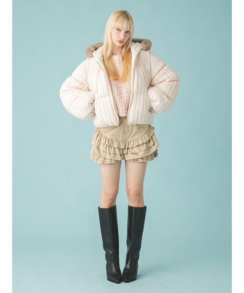 FURFUR（ファーファー） ダウンコート ダウンジャケット 4WAYニット