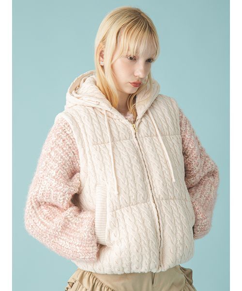 FURFUR（ファーファー） ダウンコート ダウンジャケット 4WAYニット