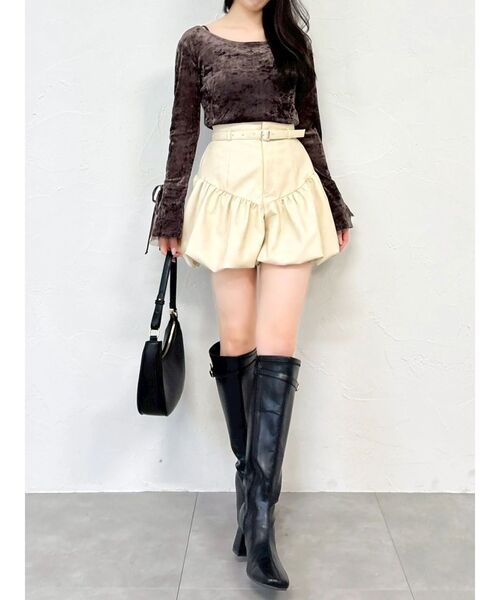 dazzlin（ダズリン） パンツ バルーンドッキングショートパンツ