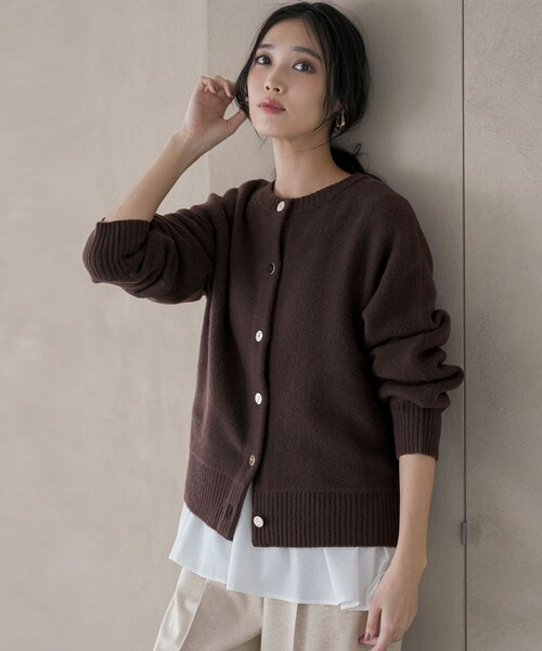 ifsixwasnine 2way カーディガン ANY SIS（エニィスィス） カーディガン Airニット 2WAY カーディガン