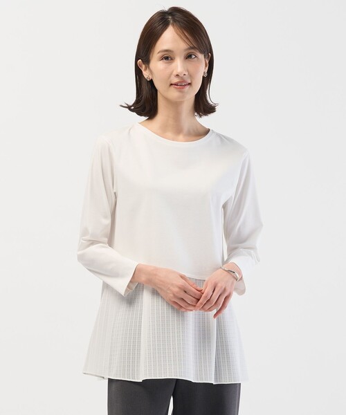J.PRESS（J.プレス） tシャツ 「WEB限定カラーあり」レイヤードフレア