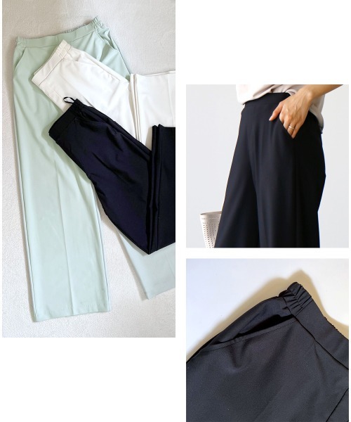 「Ehre style」 スラックス FREE ミント レディース_画像8