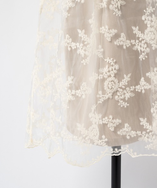 「moi tytto」 半袖ワンピース SMALL ナチュラル レディース_画像6