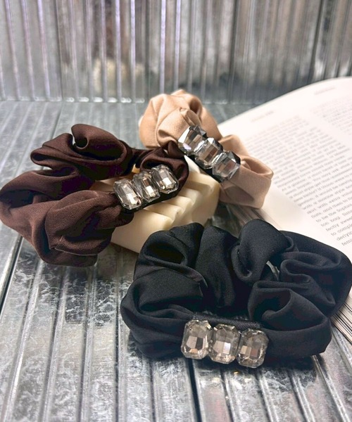 シュシュ 「456748」ビジュー付きシュシュ（RZ） : ZOZOTOWN Yahoo!店