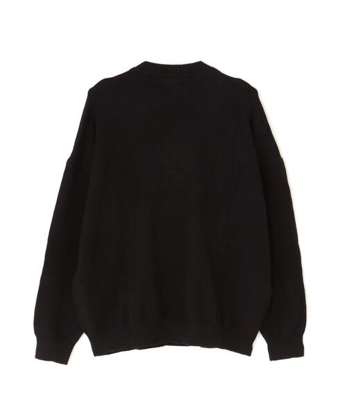 hyeon ペタルニット セーター 黒 チュウカタヘタイ ニット セーター チュウカタベタイ/「LHP別注