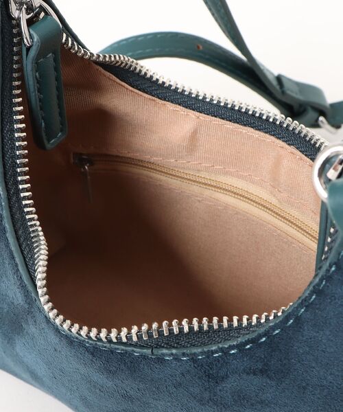 Chiina ハンドバッグ Chiina /スエードライク ハーフムーンカラフル