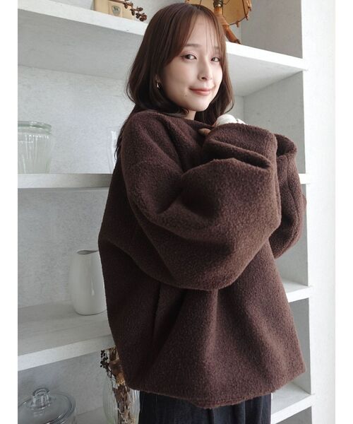 完売品！LAGUNAMOON ボアブルゾン　早い者勝ち！急ぎ対応！ LAGUNAMOON（ラグナムーン） ブルゾン アウター ボアブルゾン