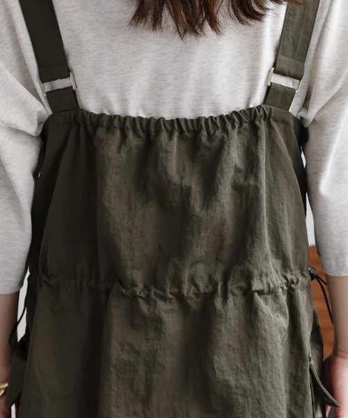 「ap retro」 ベスト FREE カーキ レディース_画像8