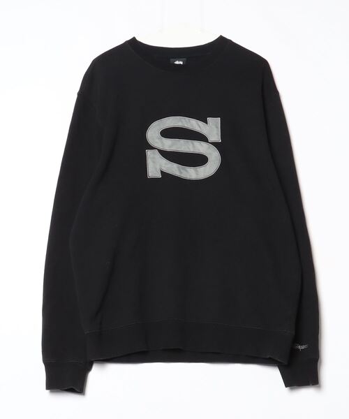 STUSSY（ステューシー） スウェットカットソー LARGE ブラック メンズ