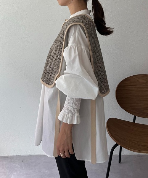 「CAPRICIEUX LE'MAGE」 ベスト FREE ベージュ レディース_画像2