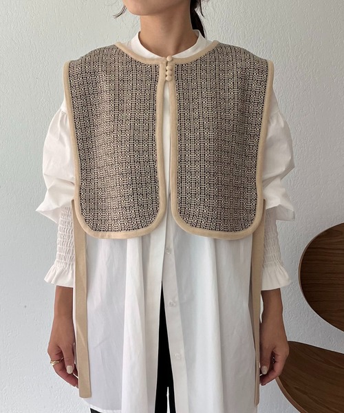 「CAPRICIEUX LE'MAGE」 ベスト FREE ベージュ レディース_画像4