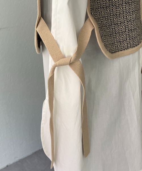 「CAPRICIEUX LE'MAGE」 ベスト FREE ベージュ レディース_画像8