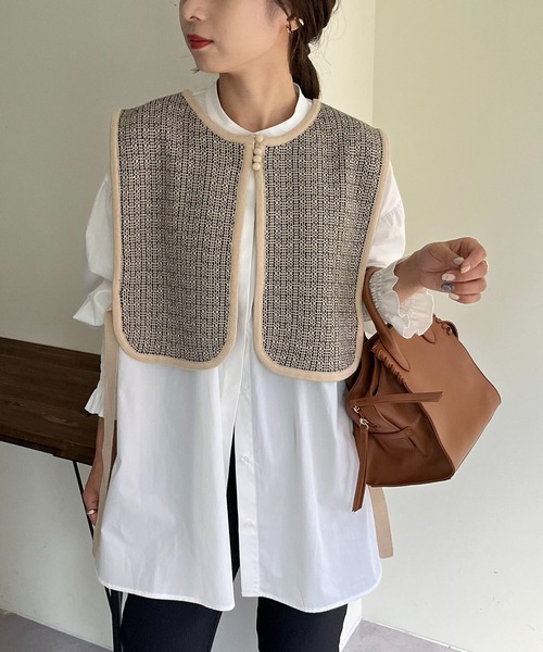 「CAPRICIEUX LE'MAGE」 ベスト FREE ベージュ レディース_画像9