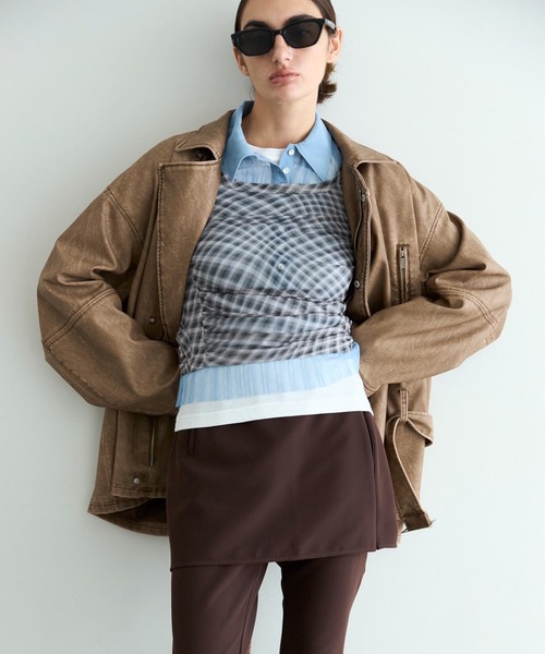 MAISON SPECIAL（メゾンスペシャル） ポロシャツ ポロ Three-Piece