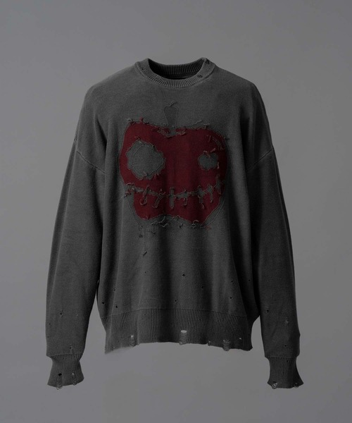 「MAISON SPECIAL」 長袖ニット 1 グレイッシュベージュ メンズ_画像9