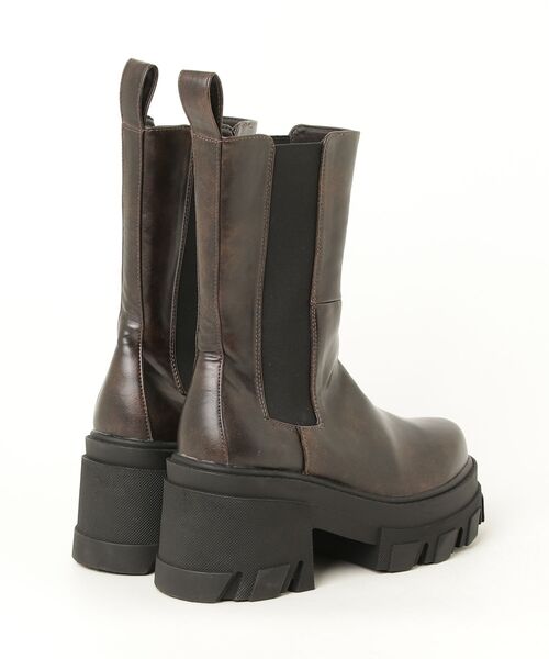 EMODA ロングブーツ 新品 EMODA（エモダ） ロングブーツ MEDIUM ブラウン レディース : ZOZOTOWN