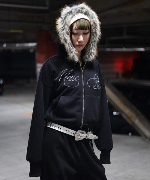 ATMARK パーカー 「フリーサイズ / UNISEX 」Radyラインストーン