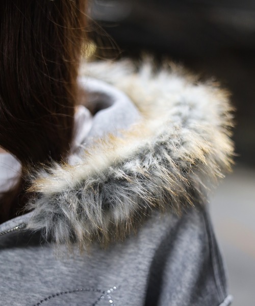 ATMARK パーカー 「フリーサイズ / UNISEX 」Radyラインストーン