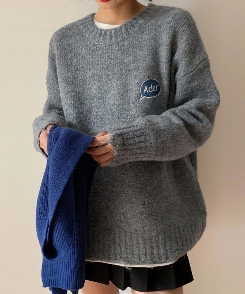 ニット セーター 刺繍入りデザインニット レディース : ZOZOTOWN Yahoo