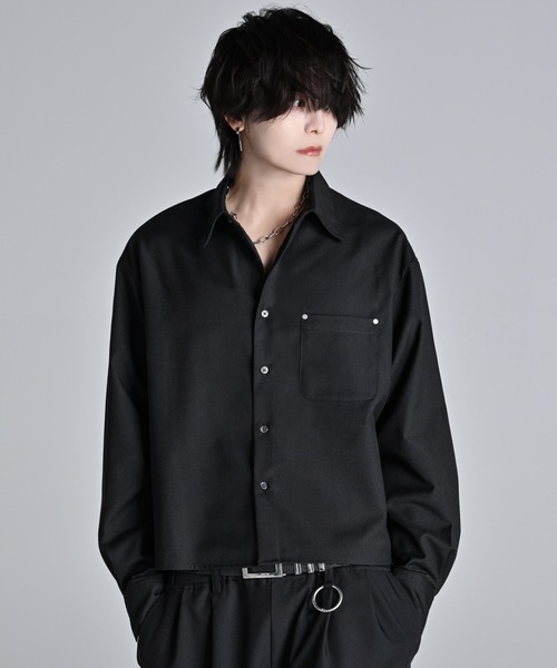 ADRER（アドラー） シャツ Cropped Regular Collar Silhouette Shirt