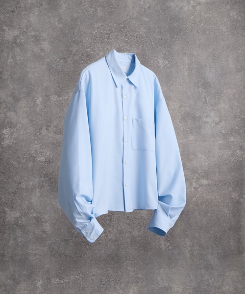 ADRER（アドラー） シャツ Cropped Regular Collar Silhouette Shirt