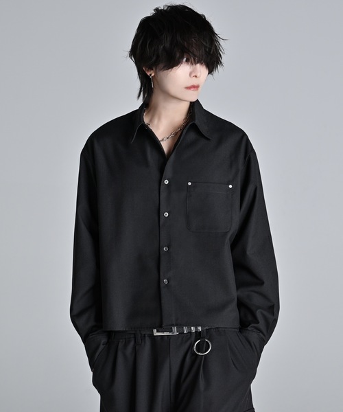 ADRER（アドラー） シャツ Cropped Regular Collar Silhouette Shirt