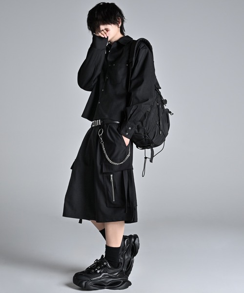 ADRER（アドラー） シャツ Cropped Regular Collar Silhouette Shirt