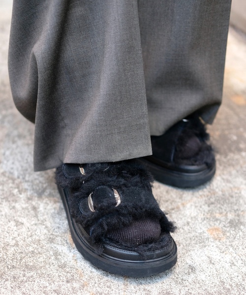 MOHI 36サイズ MOHI（モヒ） フラットサンダル 36 ブラック レディース : ZOZOTOWN