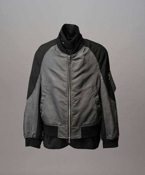 MAISON SPECIAL MA-1ドッキングジャケット サイズ2 MAISON SPECIAL（メゾンスペシャル） ブルゾン アウター 「UNISEX」MA