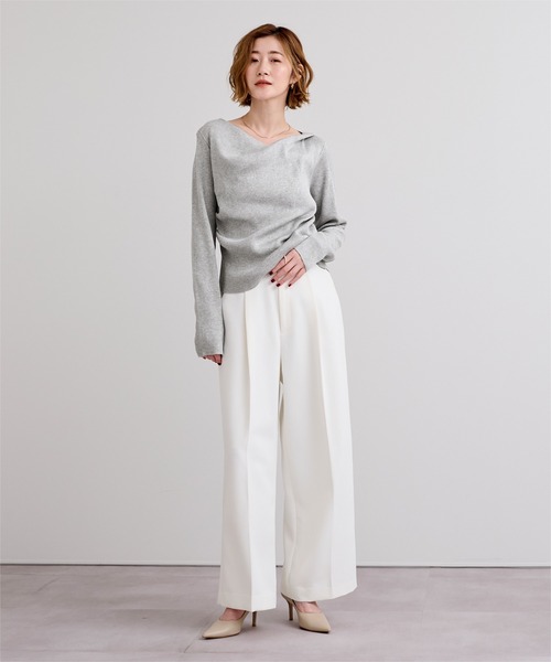 「ur's」 長袖ニット M ブラック レディース_画像3