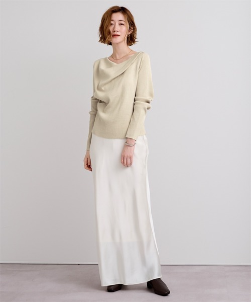 「ur's」 長袖ニット M ブラック レディース_画像6