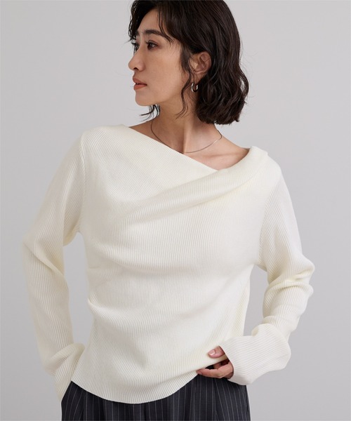 「ur's」 長袖ニット M ブラック レディース_画像9